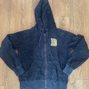 Vintage Hysteric Glamour “Detroit” Fluffy Zip-up Hoodie (M)